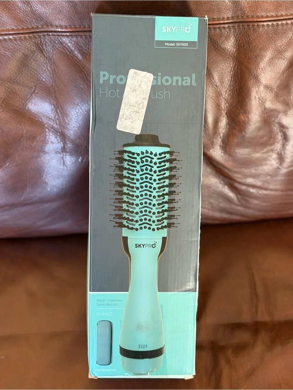 Blow Dryer Brush with Case | Hot Air Hair Dryer Brush Straightens, Volumizes